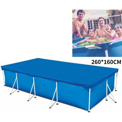 Poolplane Bâche de Couverture Poolabdeckung Piscine couverture d'hiver de la Piscine (pas de Piscine), 260 cm, bleu (1/5)