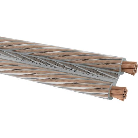 Oehlbach D1C314 Câble haut-parleur 2 x 10 mm² transparent 4 m D292202