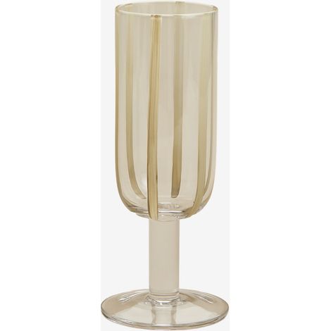 SKLUM Pack mit 4 Champagnergläsern 26 cl aus Jalviana-Glas Beige Tapioca (1/5)