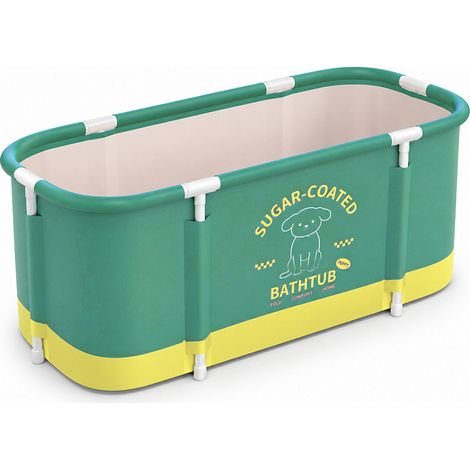 Aga Vasca pieghevole portatile 120x60x60 cm Verde (1/5)