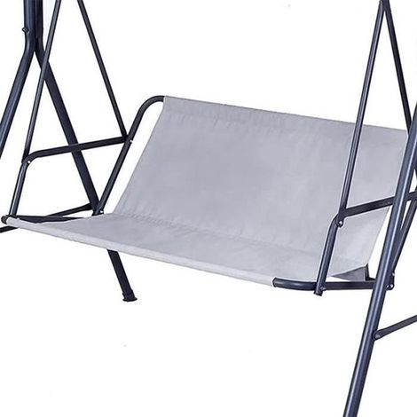 Swing housse de remplacement pour 2 / 3 sièges patio jardin Swing chair (gris, S - 45,5 x 18,9 x 18,9 pouces) (1/4)