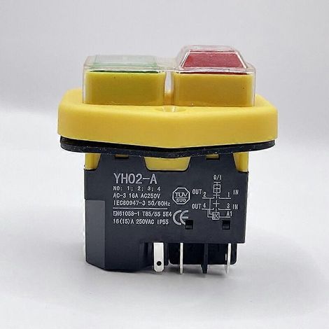 Interrupteur intégré - Interrupteur libre de tension 220 V KJD17 B avec déclenchement en cas de sous-tension et contact de bobine exécuté (insert à 5 broches) (1/4)