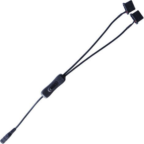 Câble adaptateur pour ventilateur PWM 12 V de 41 cm avec interrupteur à 4 broches et interrupteur marche/arrêt (1/4)