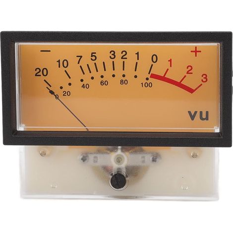 VU-Meter-Header mit 12V-Hintergrundbeleuchtung, Messgerät (1/5)