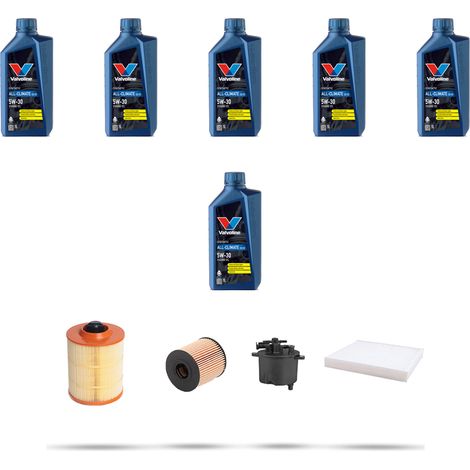 Kit tagliando 4 FILTRI e 6L OLIO compatibile con Ford Galaxy II 2.2 Tdci 129kw dal 2008 (1/5)