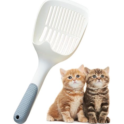 Set di 2 palette per lettiera in plastica con comodi manici