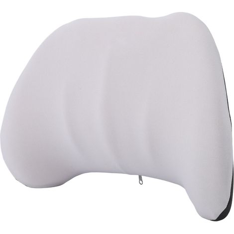 Coussin de soutien lombaire pour chaise de bureau, coussin de dossier pour siège auto, coussin lombaire pour soulager les douleurs dorsales et améliorer la posture (gris) (1/5)