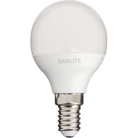 Xanlite – Ampoule LED E14 5W (40W eq.) – 470 lumens – Lumière blanc chaud 2700K – Durée de vie 15000h – EV470P