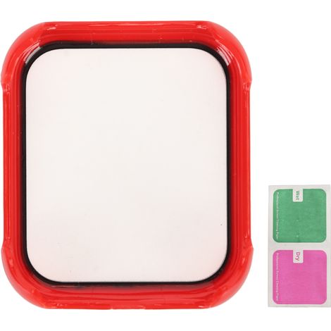 Coque de Protection Montre Connectée OPPO Watch 2 42mm Rouge, Bumper Antichoc Ultra-Sensible, Coque Transparente Résistante aux Chocs, Étui Décoratif Sport pour Smartwatch, Accessoire de Sécurité Lége (1/5)