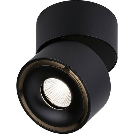 Paulmann 93371 Spircle Luminaire LED pour montage en surface LED LED intégrée 8 W noir (mat) Y458362 (1/6)