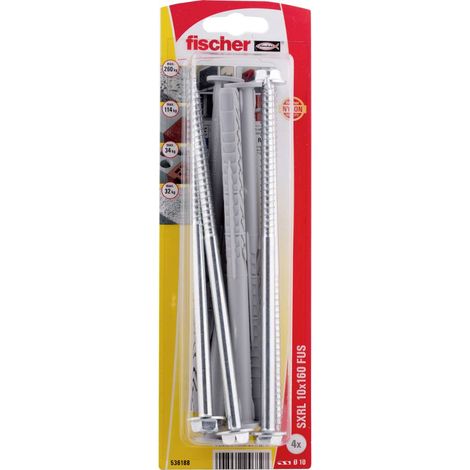 Fischer 536188 SXRL 10 x 160 FUS K NV Tassello prolungato 160 mm 1 KIT (1/5)