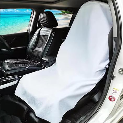 1 Housse de siège universelle, microfibre imperméable, antidérapante, pour voiture, camion, SUV, sport et plage (1/5)