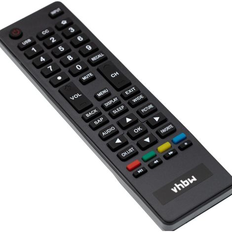 vhbw Télécommande remplacement pour Haier HTR-A18M pour télévision,TV