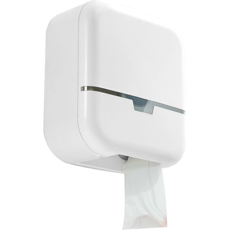 Soavoa YW-808A Distributeur Papier Mural Grand Rouleau ABS Verrouillage Double Accès Fenêtre Transparente Installation Facile 1 Pièce (1/4)