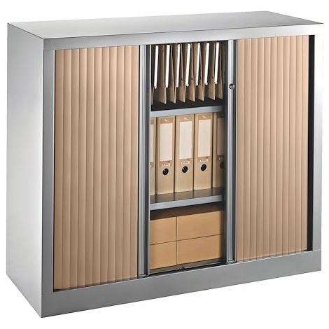 Armoires à rideaux Eco-conçue Décor Monobloc chêne H 100 x L 120