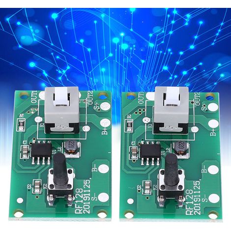 Lot de 2 modules de contrôle pour guirlande de lampes solaires, circuit imprimé avec 8 modes d'éclairage et interrupteur 1,2 V (1/5)