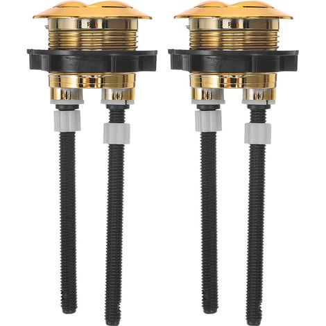Bouton-poussoir de Remplacement pour Toilettes, 2 Pcs, Double (1/5)
