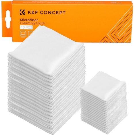 40x K&F Concept Mikrofaser Reinigungstücher Set (1/5)