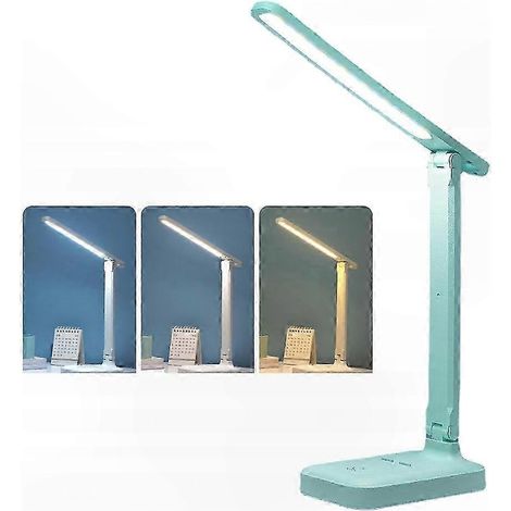 Berührungsempfindliche LED-Schreibtischlampe mit 3 Farbmodi zum Lernen und Arbeiten, einstellbare Beleuchtung, modernes Design, für den privaten und professionellen Gebrauch (1/5)