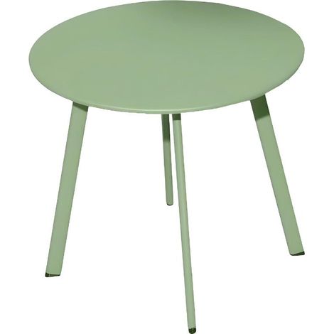 TAVOLINO DA GIARDINO IN ACCIAIO MASSAI D45 VERDE