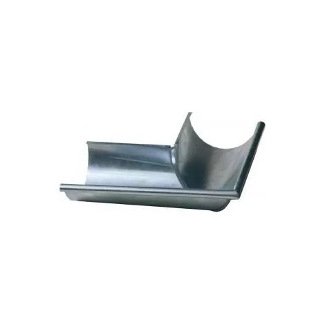 Equerre lyonnaise de 25 intérieure sans pince zinc naturel - VMZINC - 220030951