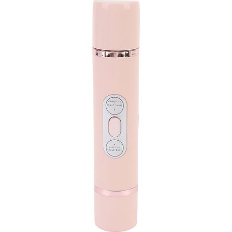 Tondeuse pubienne 2 en 1 pour femmes, double tête, rechargeable par USB-C, électrique, pour jambes, aisselles, lèvre supérieure et maillot (rose). (1/5)