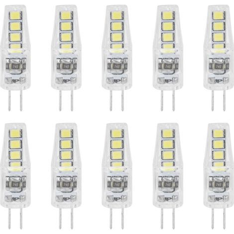 10 pezzi G4 8LED luce 2835 chip lampada 2W angolo 360 PC lampadina per ufficio casa 220V luce bianca (1/5)