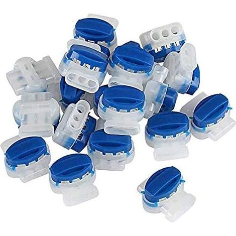Packung mit 20 Kabelverbindern – Ideales Reparaturset für Husqvarna Rasenmäher 3M Scotchlok 314 – wasserdichte Anschlussklemmen. (1/4)