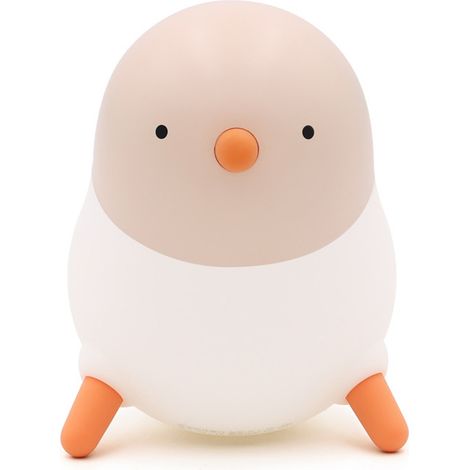 1 Veilleuse poussin, design interactif, silicone sans BPA, lumière chaude 2200K, chambre enfant (1/5)