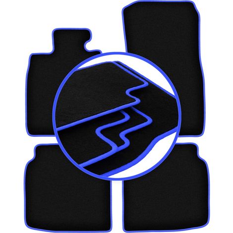 CARLUX-BLUE Autofußmatten für: BMW 7 F02 Limousine (2008-2015) (1/5)