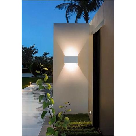 Applique Led Luce Naturale Lampada A Parete Doppia Emissione Faretto 24 W Bianco (1/4)