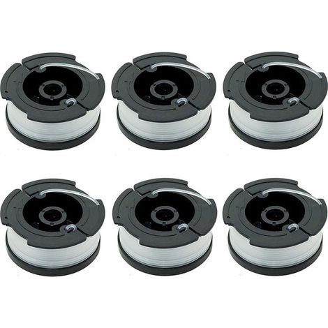 Set mit 6 Spulen – A6481 – A6485 – Passend für Black & Decker Fadentrimmer (1/5)