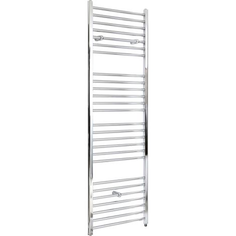 Hudson Reed Kent - Sèche-Serviettes Design Électrique Moderne Plat - Chromé - 180 cm x 50 cm (1/5)