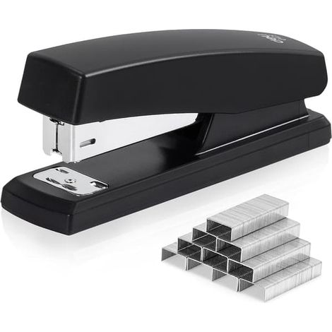 Agrafeuse avec 1000 agrafes, agrafeuse de bureau pour le bureau, capacité de 25 feuilles [JSR] (1/5)
