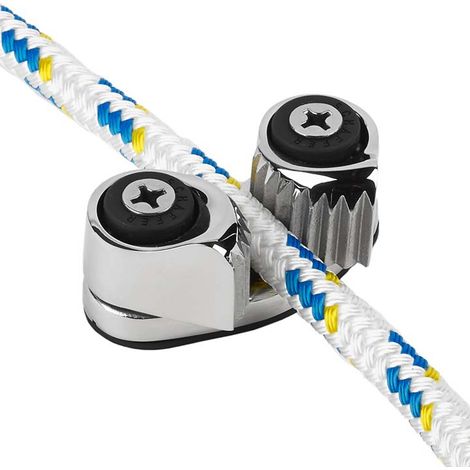 Mousqueton de bateau avec anneau de guidage en fil, équipement de voile en acier inoxydable 316 poli miroir pour corde de 10mm