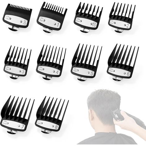 10 Peignes Guidage Tondeuse à Cheveux Sabot (1/5)