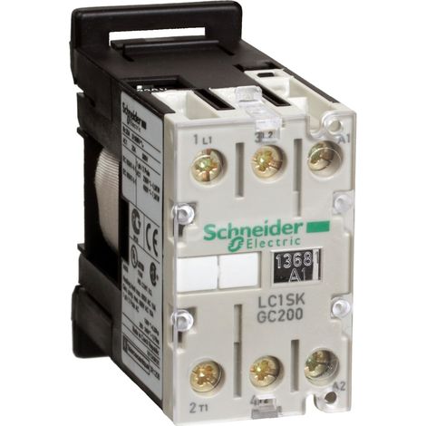 Contattore miniaturizzato TeSys SK - 2P (2 NA) - AC3 - 690 V 5 A - 230 Vca - LC1SKGC200P7
