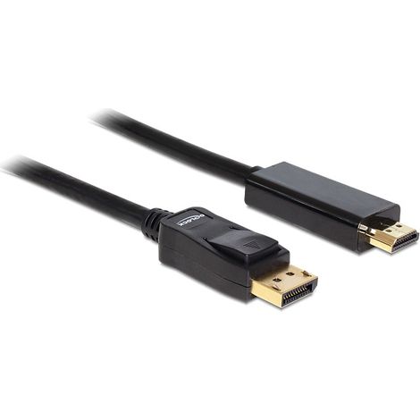 Câble de raccordement Delock DisplayPort / HDMI Fiche mâle DisplayPort, Fiche mâle HDMI-A 2 m noir 8 (1/2)