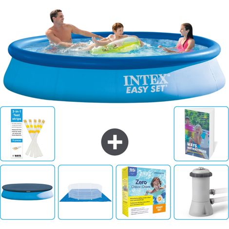 Intex Piscina Easy Set Rotonda - 366x76 cm - 7-pezzi  S24