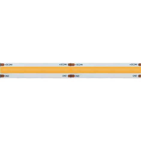Striscia Led 5m COB IP20 Monocolore Da 15W/MT 24V - 3000K (1/4)