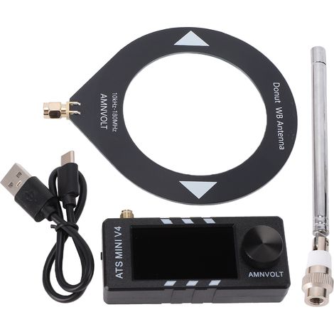 Récepteur Radio DSP ATS MINI V4, prend en charge les Modes USB FM AM SSB LSB avec écran 1.9 pouces pour antennes extérieures/quotidiennes (1/5)