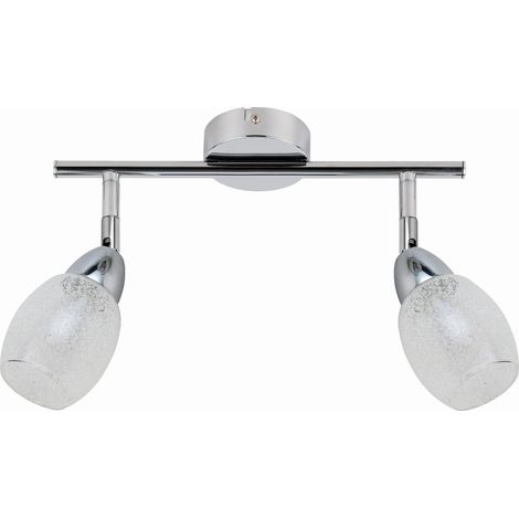 Plafoniera LED Candellux Rico 2 luci cromo 12W 3000K
