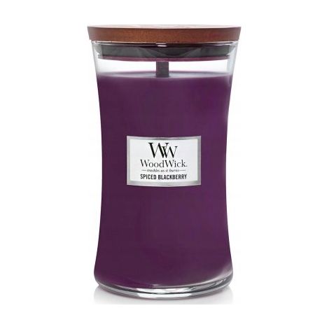 Vela WoodWick con aroma a mora especiada, 609,5 g (1/2)
