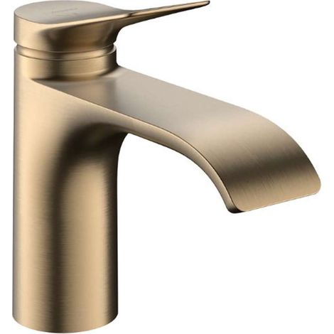 Hansgrohe Vivenis - Miscelatore per lavabo con sistema di scarico, EcoSmart, CoolStart, bronzo spazzolato 75014140 (1/3)