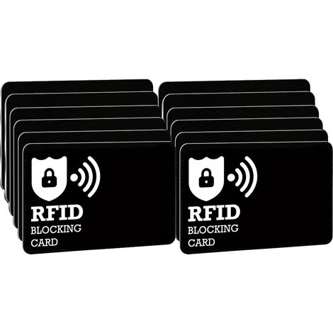 Scheda di blocco RFID, tecnologia di jamming, design compatto, 10 pezzi (1/2)