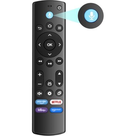 FENOPLASTICARemplacement de la télécommande vocale Intelligente (modèle B de 4ème génération), Commutation vocale Intelligente, Multi-Compatible, adapté à la Plupart des téléviseurs intelligents (1/5)