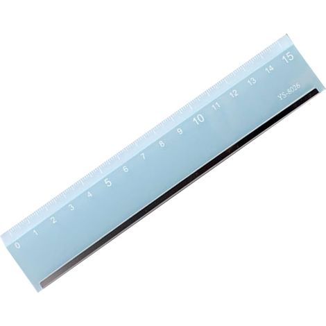 Règle en acrylique élégante avec bords renforcés, indispensable (1/5)