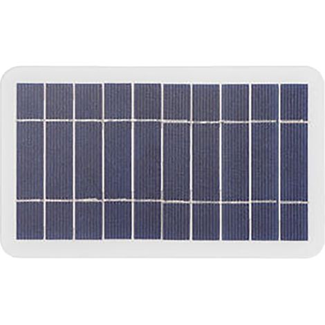 5V 2W 400mA Tragbares Solarpanel - Polykristallines Notstromladegerät für Solarenergie (1/5)