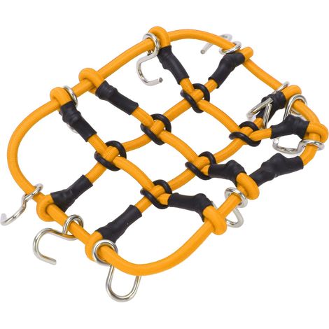 Filet à bagages élastique RC, galerie de toit avec crochet pour voiture télécommandée Xiaomi Jimmy (jaune) (1/5)