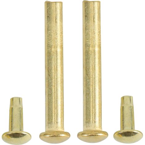 Kit de réparation robuste et léger pour ventilateurs pliables, rivets en acier inoxydable doré, 2 (1/5)
